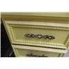Image 10 : Painted Vintage Vanity Dresser with Mirror 30" X 40" X 18"