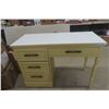 Image 1 : Painted Vintage Vanity Dresser with Mirror 30" X 40" X 18"