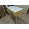 Image 2 : Painted Vintage Vanity Dresser with Mirror 30" X 40" X 18"
