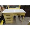 Image 6 : Painted Vintage Vanity Dresser with Mirror 30" X 40" X 18"
