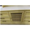 Image 6 : Painted Stepback Cabinet 2 Piece 72" X 20" X 75"