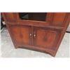 Image 5 : Antique China Cabinet, 58" X 33 1/2" X 15"