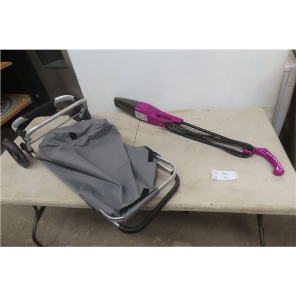Folding Cart And Upright Vacuum