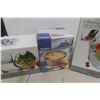 Image 3 : New Glassware - 4 x 5" Crystal Bowls, 10" Serving Bowl and 4 Soup Bowls