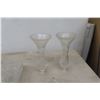Image 4 : Wood Carved Ornament Crystal Covered Dish And Serving Tray