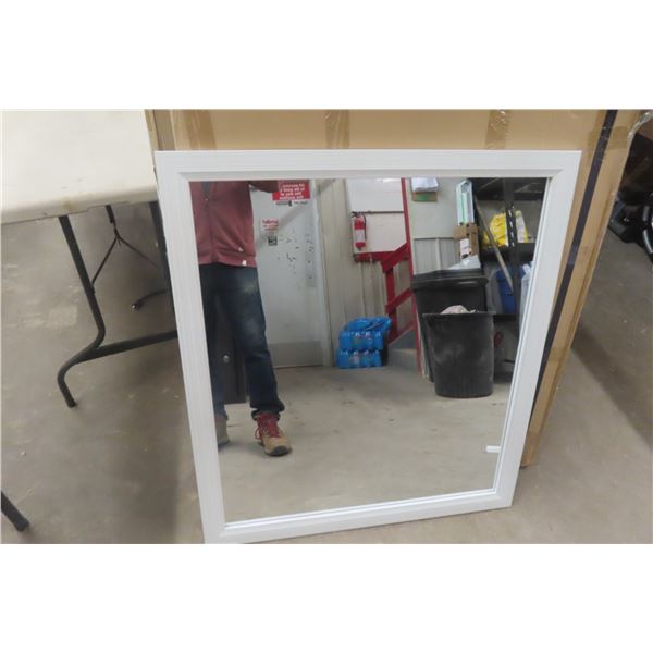 New Mirror 35" x 39" Wood Frame