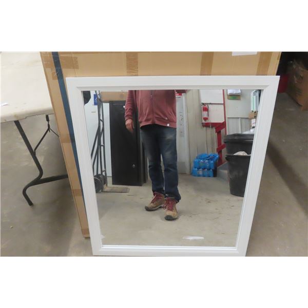 New Mirror 35" x 39" Wood Frame