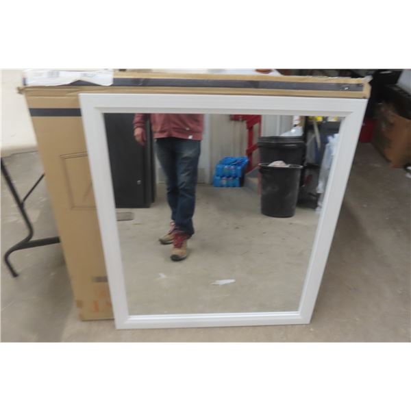 New Mirror 35" x 39" Wood Frame