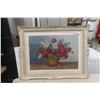 Image 1 : Framed Petit Point  Picture 40" X 32"