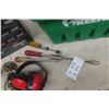 Image 5 : Portable Organizer with Product, ScrewDrivers,  3/8" X 50' Rope