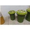Image 4 : Retro Rubbermaid Canister Set & Thermos