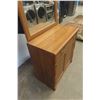 Image 4 : Hall Mirror & Cabinet Modern 29" X 28" X 15"