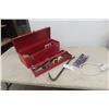 Image 1 : Tool Box & Odd Tools Pipe Wrench Pliers Screwdriver