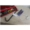 Image 3 : Tool Box & Odd Tools Pipe Wrench Pliers Screwdriver