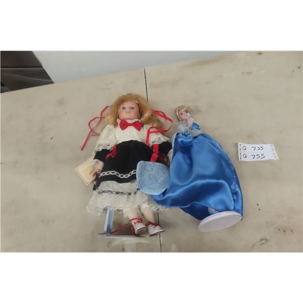 Porcelain Doll With Stand