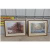 Image 1 : 2 Framed Prints 17" X 21"