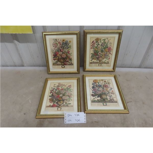 4 Framed Pictures