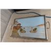 Image 3 : Tray, Large Rooster Plate Serving Ware