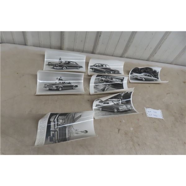 1970 Salesman Auto Photos With Description 8" X 10" Superhero Cards Approx 70
