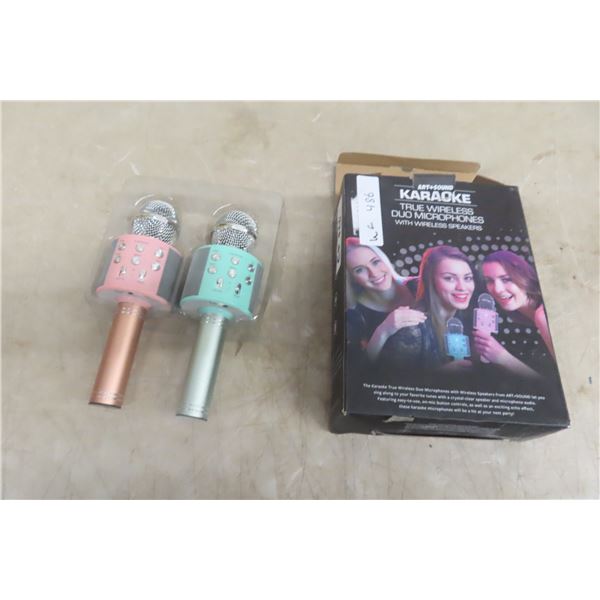 Karaoke True Wireless Duo Microphone & Wireless Speaker