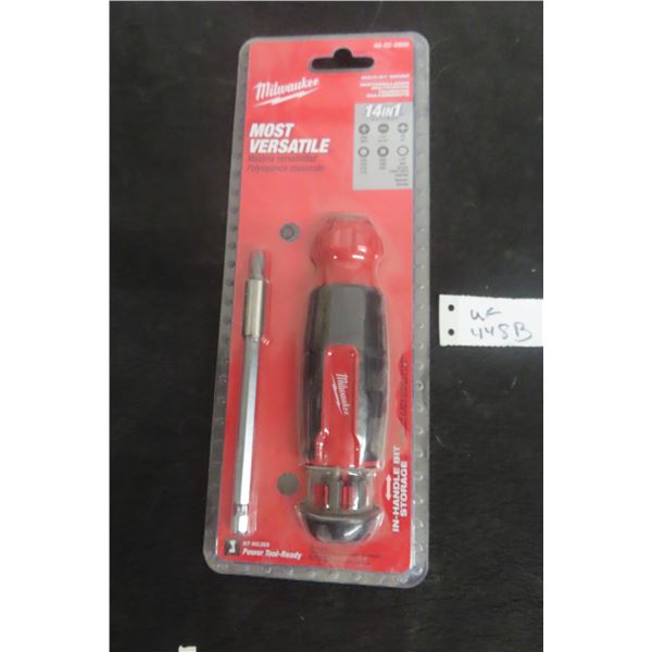 New Milwaukee 14 In 1 Multi Bit Screwdriver