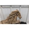 Image 5 : Folk Art Horse Ornament Branch Base 16" X 18"