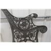 Image 7 : Set Of 2 Decorative Cast Bench Ends