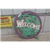 Image 1 : Metal Welcome Display 24" Diameter