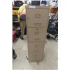 Image 1 : Metal 4 Drawer Filing Cabinet 50" X 15" X 18"