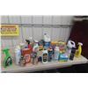 Image 1 : Cleaning Supply Lot Including Clorox, Lysol, Rubber Gloves, And Glass Cleaner