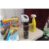 Image 2 : Cleaning Supply Lot Including Clorox, Lysol, Rubber Gloves, And Glass Cleaner