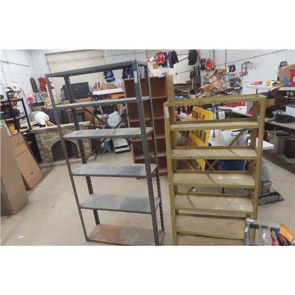 2 x Metal Shelving 61" X 30" X 71"
