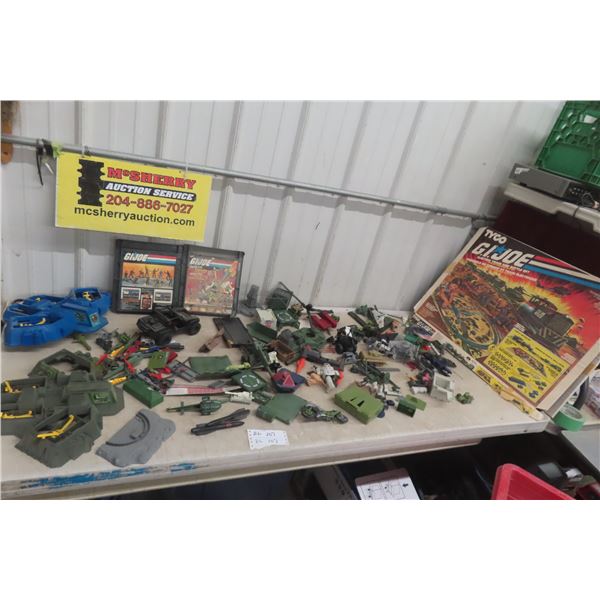 GI Joe w/ Bike Jeep Box and More