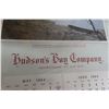 Image 3 : 2x Hudson Bay Calendars 1902 + 1969 24 1/2" X 16"