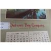 Image 6 : 2x Hudson Bay Calendars 1902 + 1969 24 1/2" X 16"