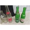 Image 2 : 10 Old Pop Bottles 7up Schweppes No Name Pickup