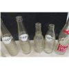 Image 3 : 10 Old Pop Bottles 7up Schweppes No Name Pickup