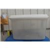 Image 2 : 2 x Storage Tubs, Both with Lids