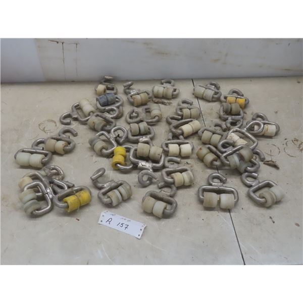 Steel Hooks with Nylon Rollers