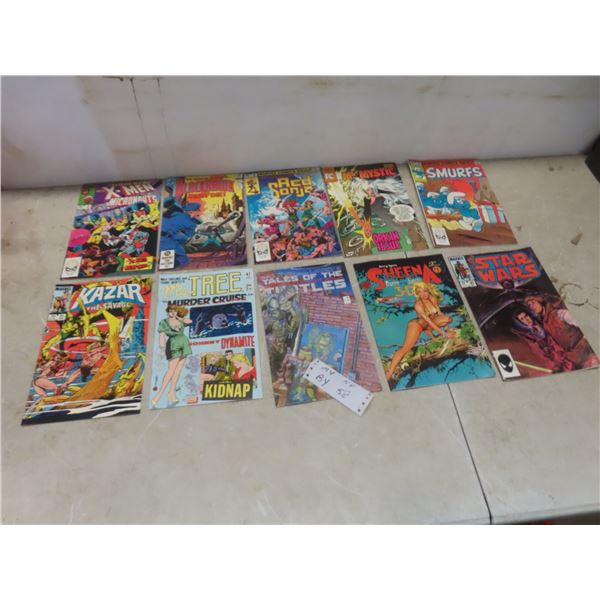 10 Comics 75¢–2.75: X-Men, Blackhawk, Red Sonja, Star Wars Mint Condition
