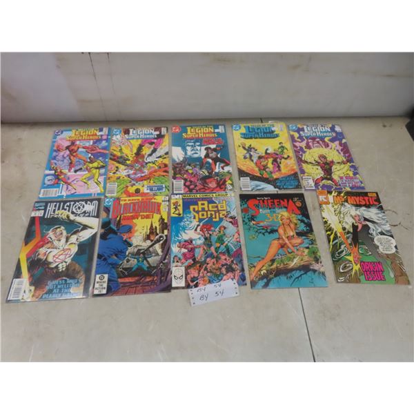 10 Comics 0.95–2.60: Legion of Super-Heroes, Red Sonja and Hellstrom