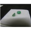 Image 4 : 1.5 ct Natural Emerald, Untreated, Oval Cut 4.7 x 6.1 mm and 4.8 x 6.1 mm