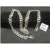 Image 1 : New Platinum-Plated 11.0 mm Cuban Link Necklace 23.5" Long