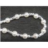 Image 5 : New 925 Sterling Silver 6.0 mm Natural Pearl Bracelet Adjustable 6"-7" Long with White Gold Overlay