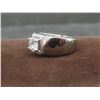 Image 5 : New Platinum-Plated 1.0 ct Simulated Diamond (CZ) Men’s Ring Resizable