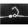 Image 3 : New 925  Silver 1.0 ct Moissanite Lab Diamond Sunflower Necklace Adjustable 16"-17" with White Gold