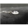 Image 6 : New 925  Silver 1.0 ct Moissanite Lab Diamond Sunflower Necklace Adjustable 16"-17" with White Gold