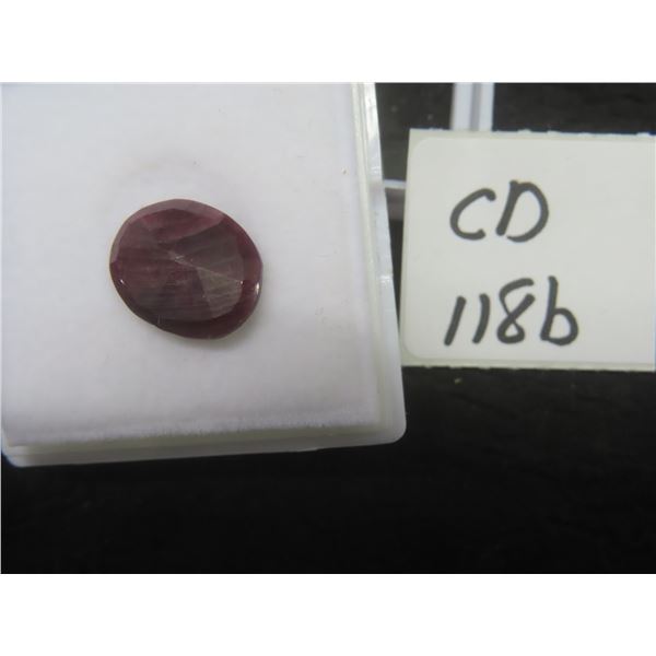 7.3 ct Natural Ruby Oval Cut 11.8 x 15.0 mm