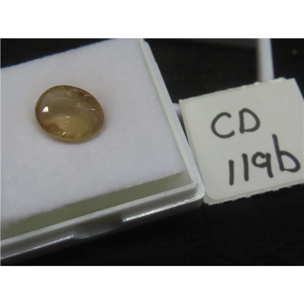 8.3 ct Natural Imperial Topaz Oval Cut 10.3 x 13.6 mm