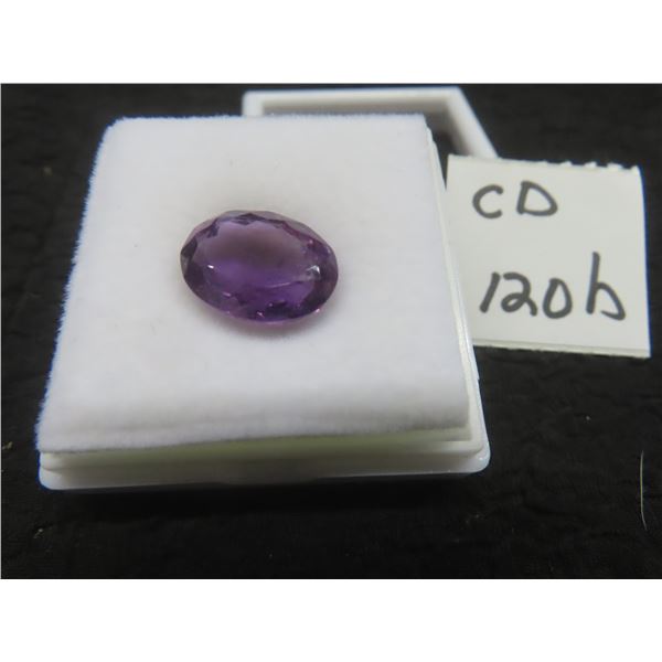 7.9 ct Natural Amethyst Oval Cut 11.4 x 14.6 mm
